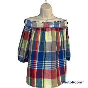 Lane Bryant multi-colored Off shoulder blouse size 18/20